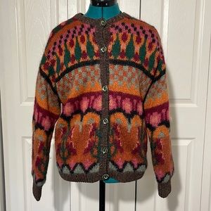 RARE FIND! Knit by hand Susan Bristol size Small, great condition! Multicolor
